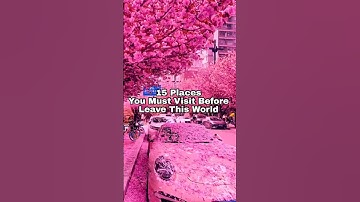 Before You Leave This Earth, Visit These 15 Places. #travel #explore #viral
