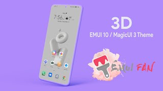 3D EMUI 10 / MagicUI 3 Theme | EMUI FAN