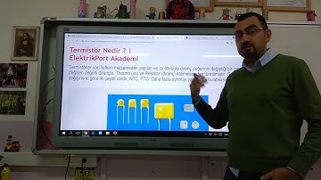 Thermistörler PTC ve NTC Sensörleri Teorik Anlatım Sıcaklık Sensörleri Isı Sensörleri