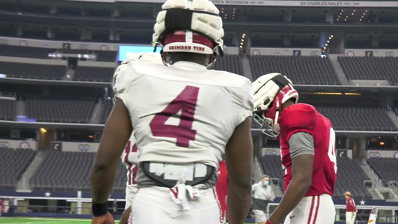 12/28/21: Crimson Tide Football Practice – Pre CFP Semi-Final Cotton Bowl