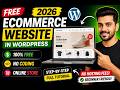 Build a FREE eCommerce Website with WordPress (2026 Beginner Tutorial)
