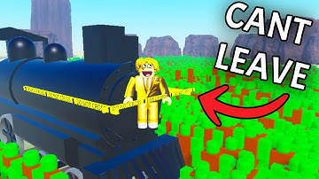 Can you beat Dead Rails without LEAVING the train??? (Roblox)