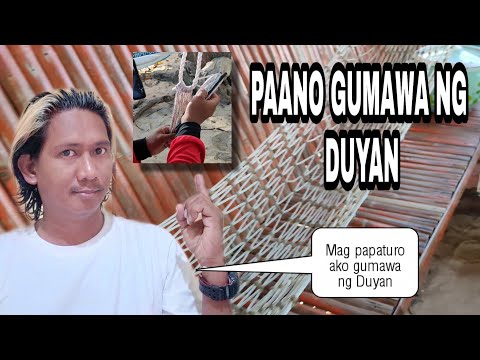 Video: Paano Tumahi Ng Duyan