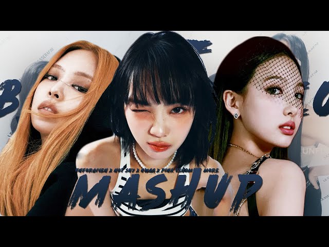 LE SSERAFIM x ITZY x (G)I-DLE (+More) - Unforgiven x Antifragile x Not Shy x Hwaa (+More) [MASHUP] class=