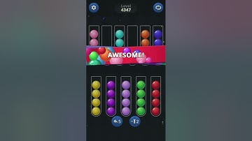 Ball Sort by Infinite Joy: Levels 4346, 4347, 4348