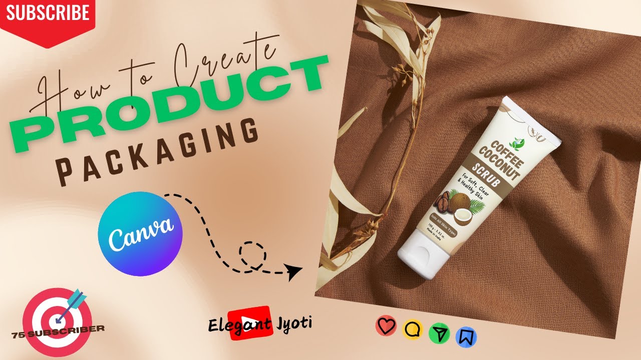 Procuct Packaging Design | Step by Step Canva Tutorial | Kaise banate ...