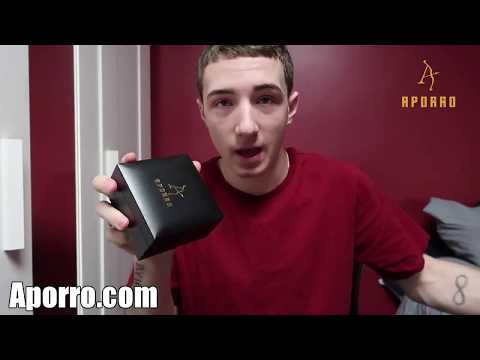 14k-gold-iced-tennis-chain-and-ankh-and-tennis-cross-set-|-unboxing-and-review-|-aporro