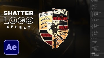 After Effects LOGO ANIMATION Tutorial | SHATTER Logo Animation No Plug-Ins