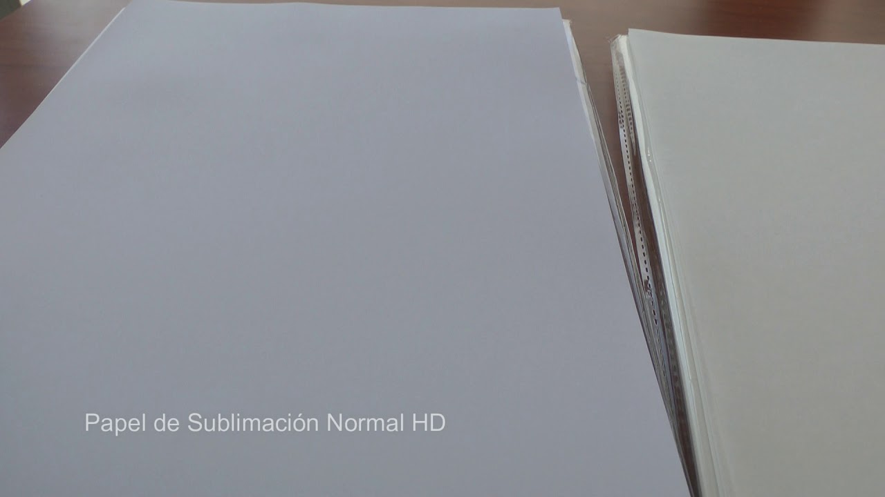 Papel de Sublimaci/ón Ideal para Tazas CartuchoRecargable 100 Hojas A4 Blanco
