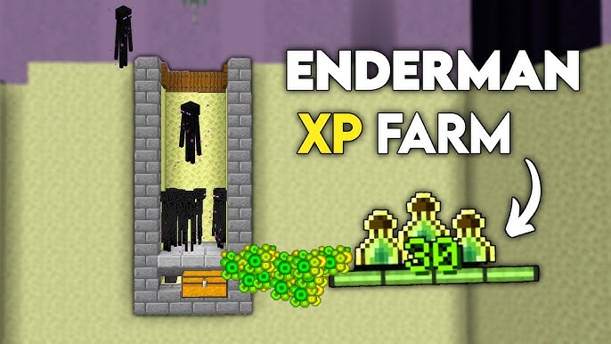 Minecraft Enderman XP Farm 1.20.2 - BEST DESIGN 