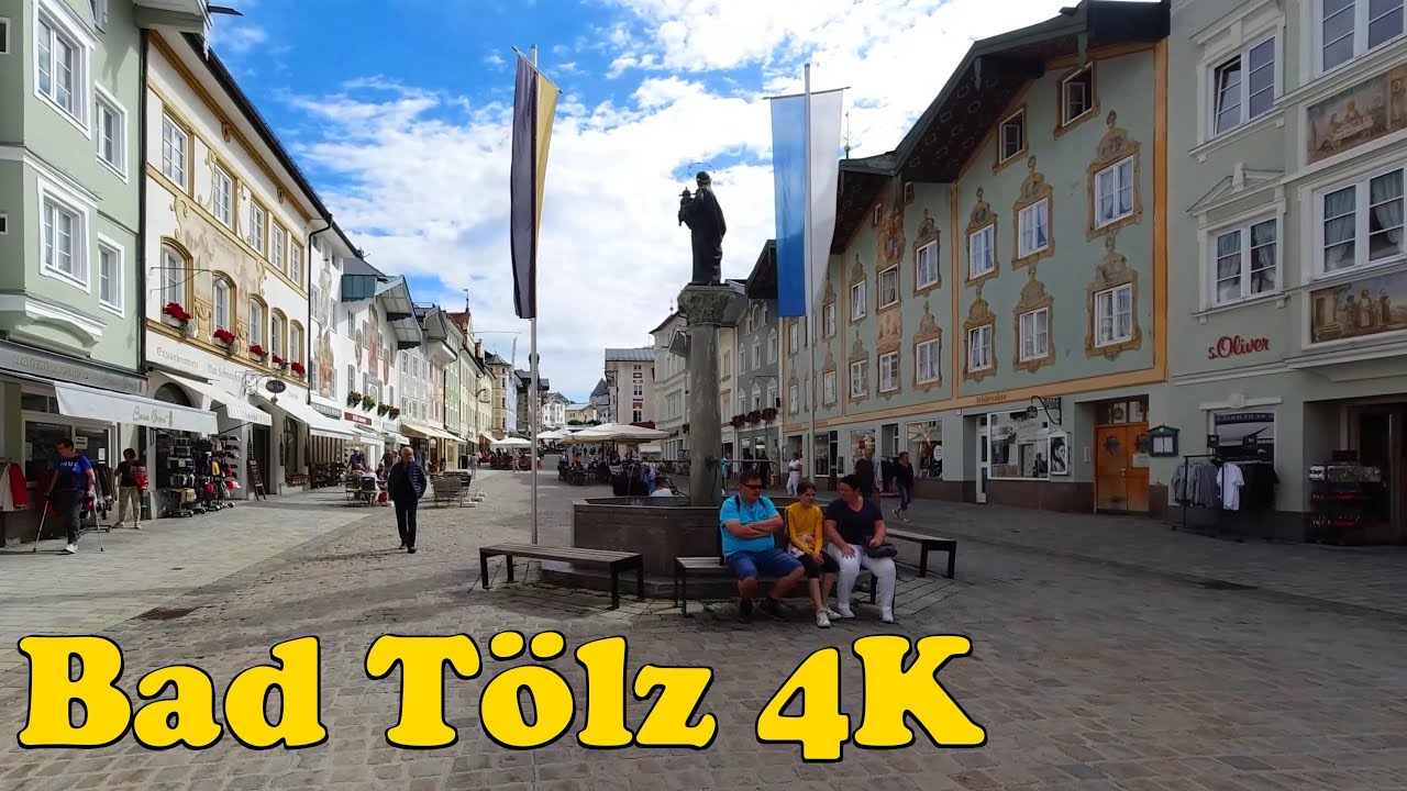 Bad Tölz, Germany Walking tour [4K].