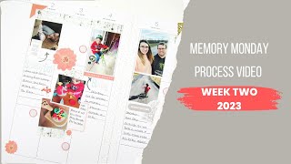 Memory Planner Process Video/ Week Two of 2023