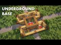 Minecraft | How to build an Underground Base / Survival Base