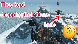Battle of Titans - Enemy players kept dropping their titans near our spawn… | 7 vs 7 TDM