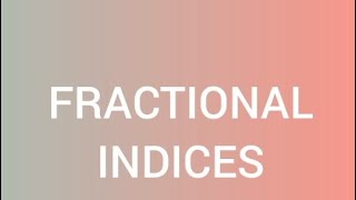 simplify 9^1/2 in INDICES: FRACTIONAL INDEX