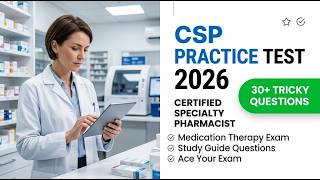 2026 Csp Practice Test Certified Specialty Pharmacist Exam Prep And Study Guide Questions