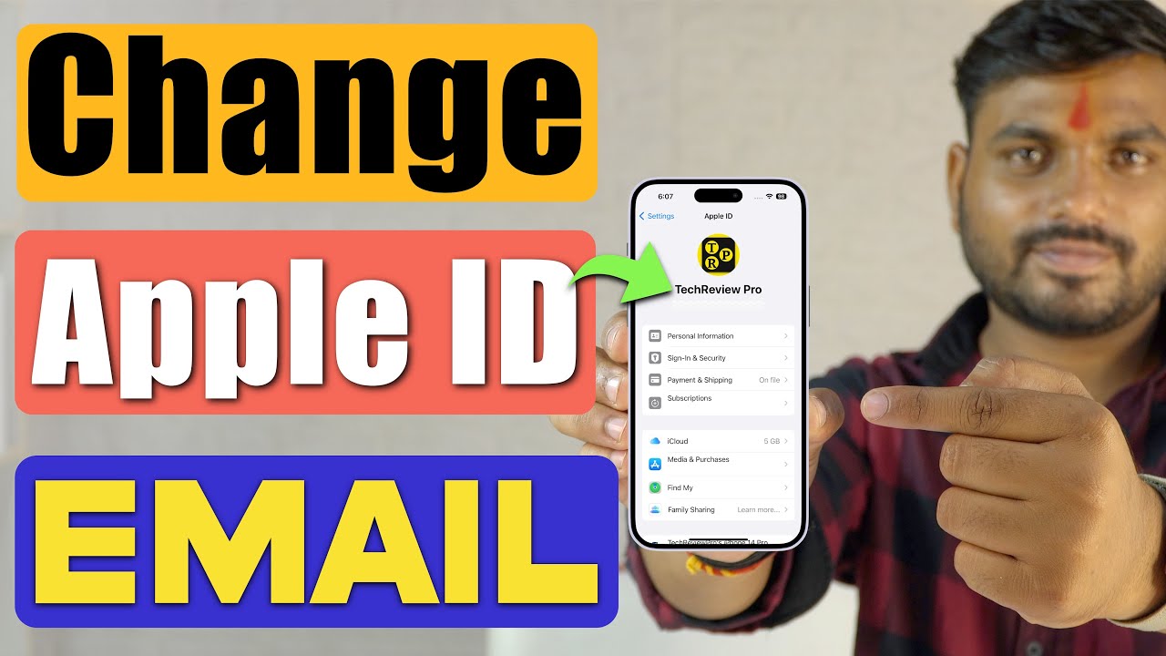 How To Change Apple ID Email Without Losing Data Change Apple ID Email