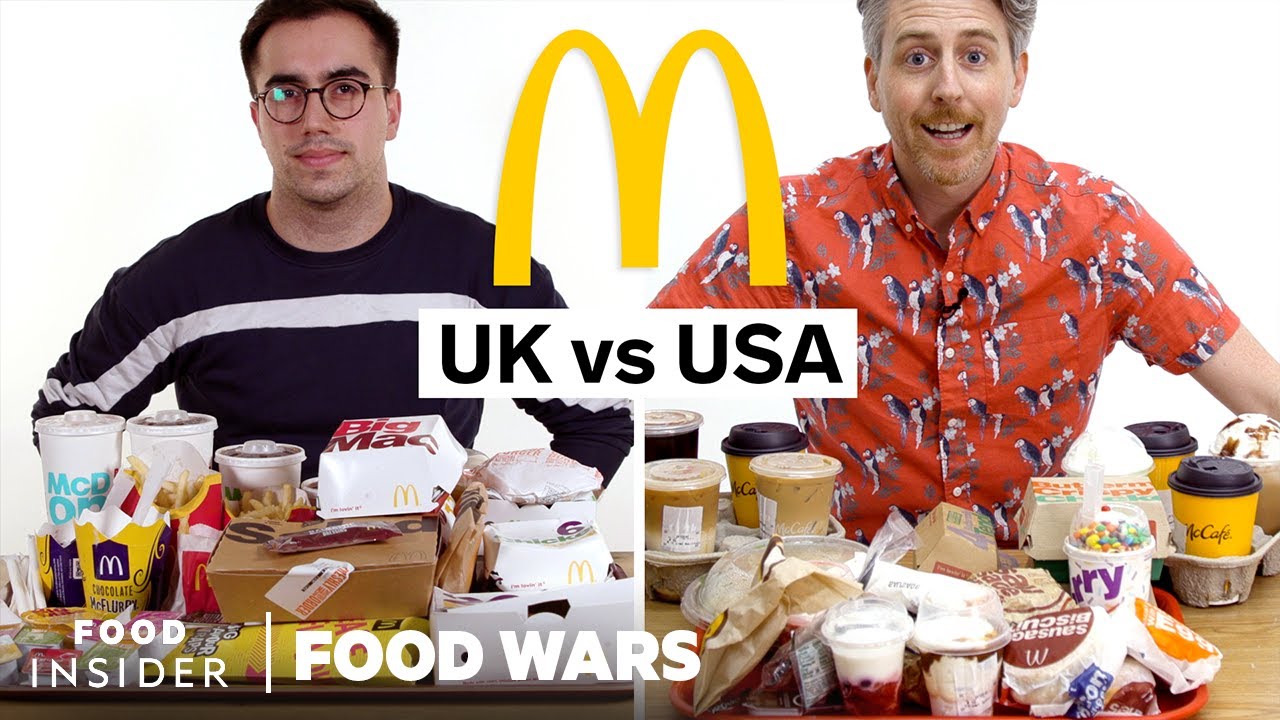 Download US vs UK McDonald's | Food Wars
