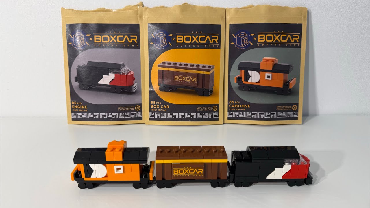 Custom LEGO Mini Train Builds - YouTube
