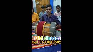 #TBM #classes THAVIL TRAINER CHENNAI THIRUNEERMALAI B. MANI