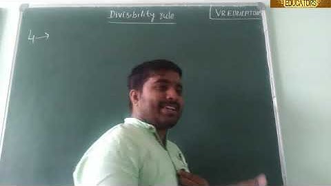 Divisibility rule (Part-1) for Jawahar Navodaya and other competitive exams