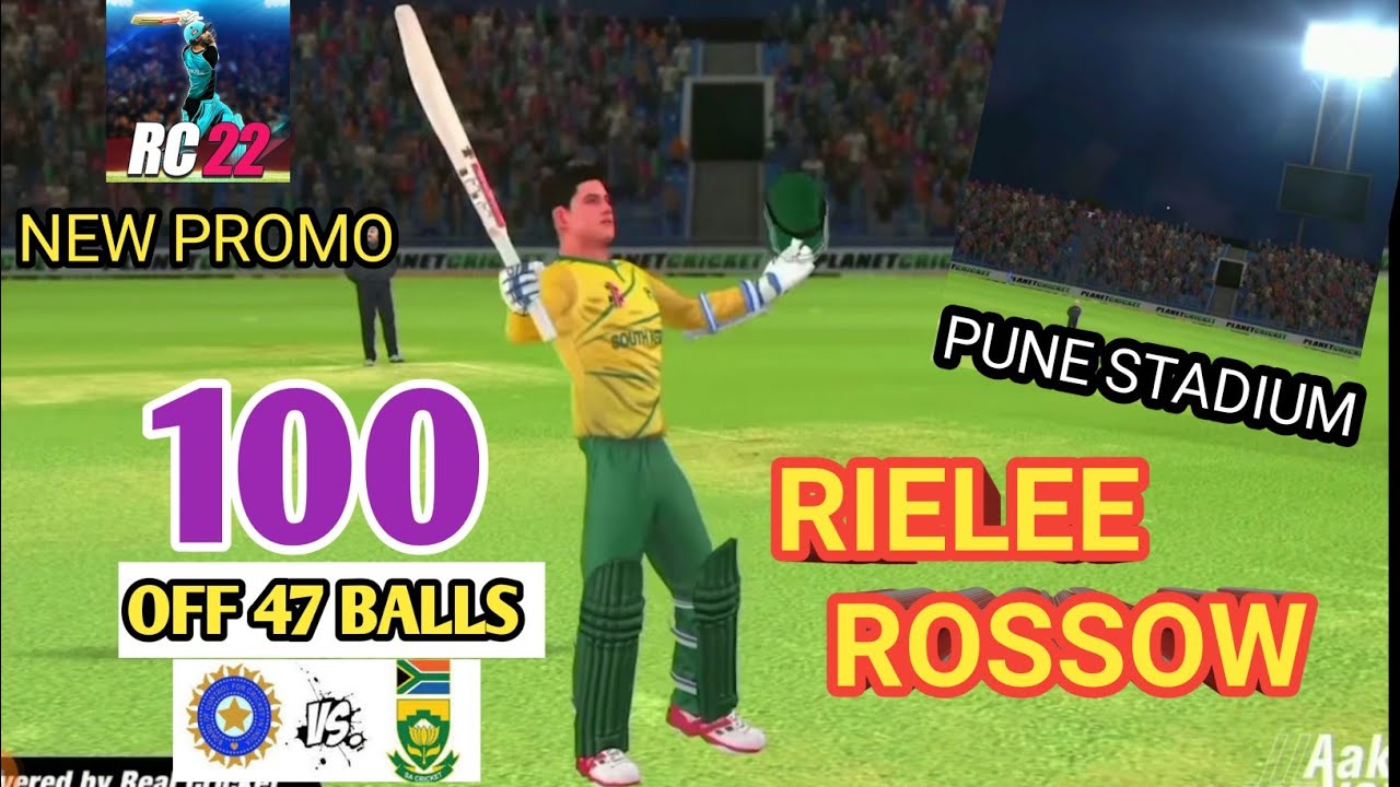 Real cricket 22 mega update new promo |R Rossow hundred highlights and new stadiums 