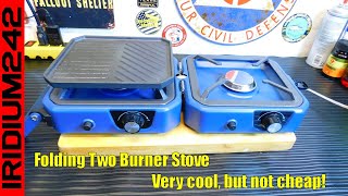 Space Saving Cooking!  Folding 2 Burner Propane Stove with Grill! by Iridium242 2,367 views 1 month ago 13 minutes, 50 seconds