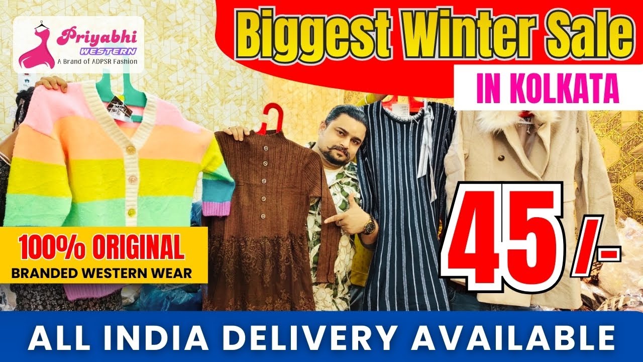 🔥 Winter Fashion Loot in Kolkata! Branded Western Wear Clearance | Stock Running Out 😍 