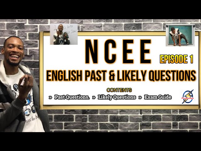 NCEE English Past And Likely Questions | Episode 1