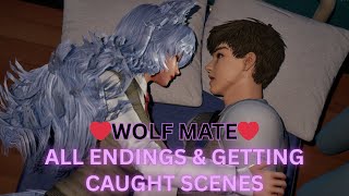 Wolf Mate | An Adorable Wolf Girl Runs After You | All Cutscenes & Getting Caught Animations screenshot 2