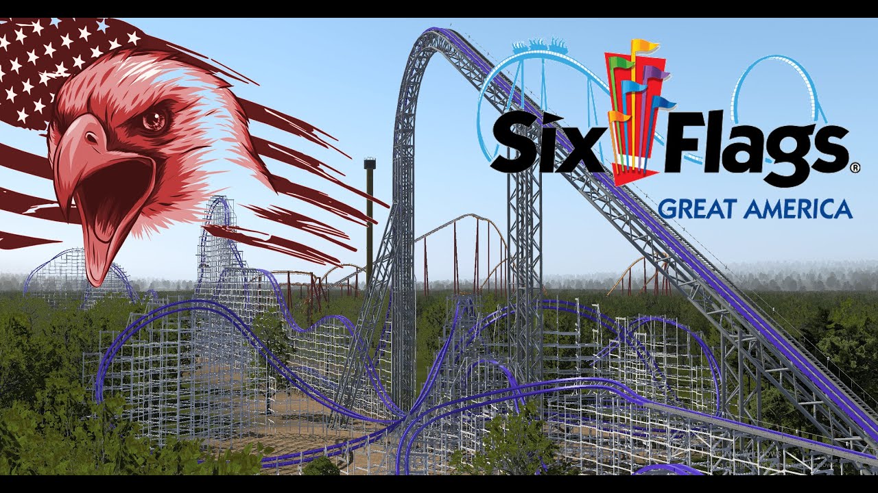 STEEL EAGLE | Six Flags Great America | RMC Coaster Ibox Track ...