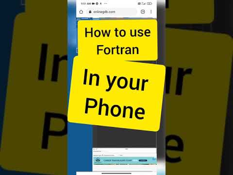Fortran On Your Phone