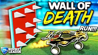 Rocket League, but a GIANT wall CHASES you!