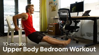 Got a chair? Try this 10-minute bodyweight only upper body workout
