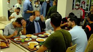 Valimiz Ali Hamza Pehlivan, Üniversite Öğrencisi Kardeşlerimiz Ile Akşam Yemeğinde Buluştu.