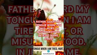 Prayer to Guard our Words (Matthew 12:36-37) #godslove #dailyprayer #prayerandpurpose #shorts