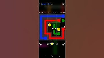 How to solve flow free bridge (6x6 mania level 110)