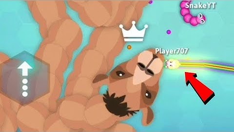 The Biggest Hacker Snake Died Like A Noob! Epic Snakeio Gameplay