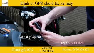 5 phút lắp đặt định vị GPS VT02S cho xe máy