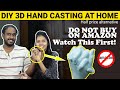 Step by step 3D hand casting at home tutorial | DIY Couple Hand casting | Kirthana Bharath | Tamil