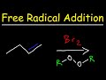 HBr Reactions with Alkenes and Peroxides