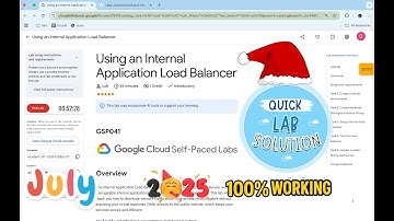 [2025] Using an Internal Application Load Balancer | #qwiklabs | #GSP041 | [With Explanation🗣️]