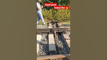 #shorts #railway #shorts #Hand point ko kaise chalaya jata h by blacksmith #engineering #signal