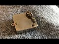 Vintage REUGE STE CROIX Swiss Made Music Box Pendant Gold Plated