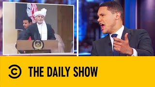 Afghan President Continues Speech Despite Nearby Explosions | The Daily Show With Trevor Noah