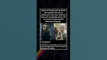 Game of Thrones shot an entire pilot episode that was so disastrous it was never aired and had to be