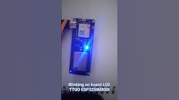 Blinking on board LED TTGO ESP32 #relaxingmusic #esp32 #ledlights