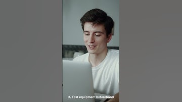 Tips to ACE your next video interview 💪 #shorts #interviews #videointerviewing