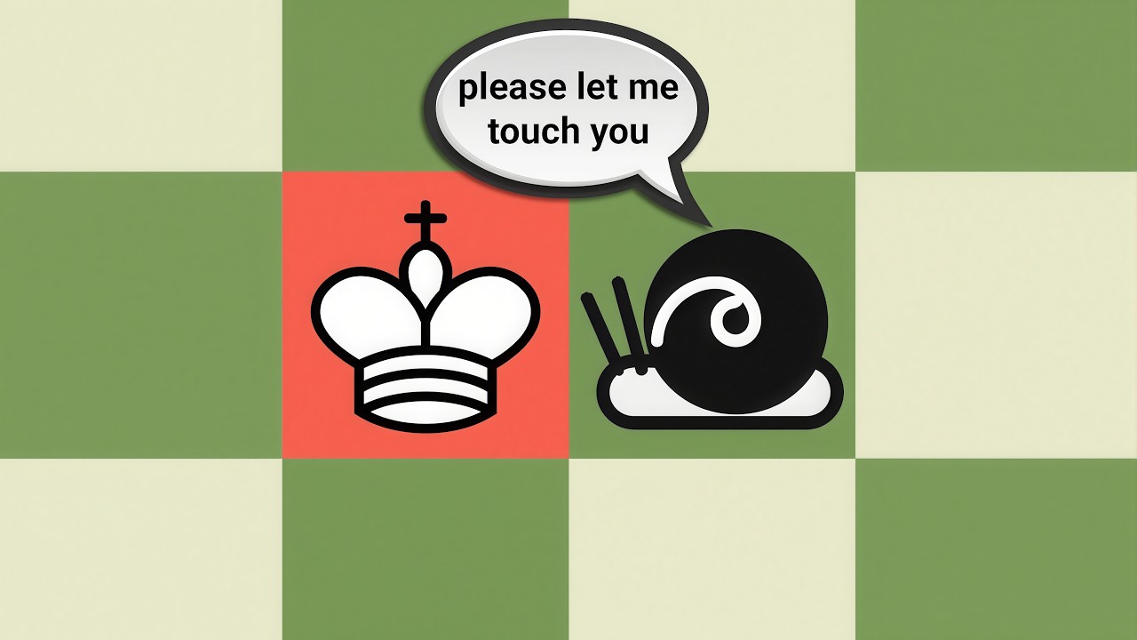 Chess, but an Immortal Snail Hunts My King