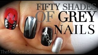 grey shades nail nails fifty tutorial designs visit